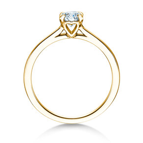 Verlovingsring Romance in 9K geelgoud met Lab-grown diamant 0,50ct E/VS