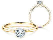 Verlovingsring Delight in 18K geelgoud met diamant 0,50ct G/SI