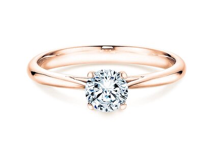 Verlovingsring Delight in 18K roségoud met Lab-grown diamant 0,50ct E/VS