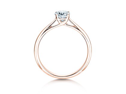 Verlovingsring Delight in 18K roségoud met Lab-grown diamant 0,50ct E/VS