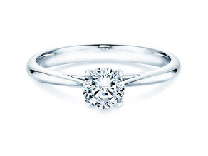 Verlovingsring Delight in 14K witgoud met diamant 0,50ct H/SI