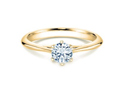 Verlovingsring Heaven 6 in 9K geelgoud met Lab-grown diamant 0,50ct E/VS