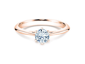 Verlovingsring Heaven 6 in 14K roségoud met Lab-grown diamant 0,50ct E/VS