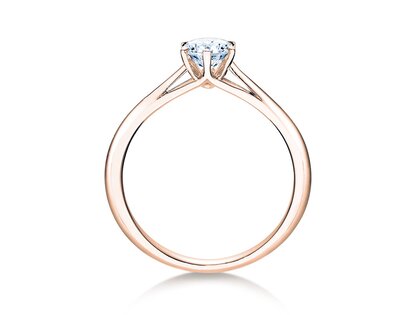 Verlovingsring Heaven 6 in 14K roségoud met Lab-grown diamant 0,50ct E/VS