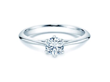 Verlovingsring Heaven 6 in 18K witgoud met Lab-grown diamant 0,50ct D/IF