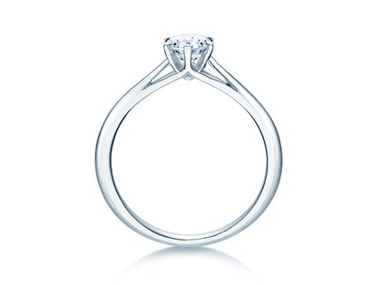 Verlovingsring Heaven 6 in 18K witgoud met Lab-grown diamant 0,50ct D/IF