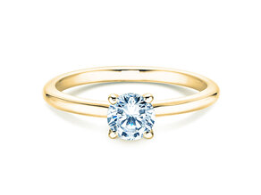Verlovingsring Classic 4 in 9K geelgoud met Lab-grown diamant 0,50ct E/VS