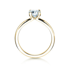 Verlovingsring Classic 4 in 14K geelgoud met Lab-grown diamant 0,75ct E/VS