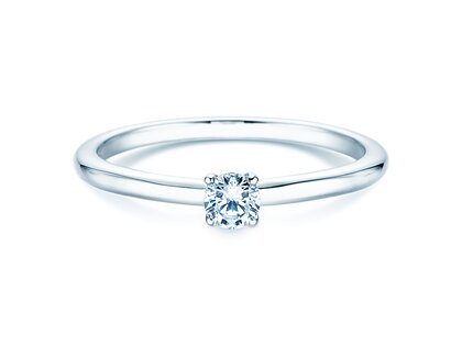 Verlovingsring Classic 4 in zilver 925/- met diamant 0,15ct H/SI