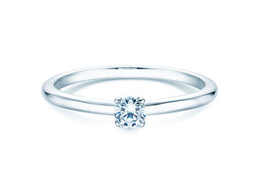 Verlovingsring Classic 4 in zilver 925/- met diamant 0,15ct H/SI