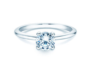 Verlovingsring Classic 4 in 18K witgoud met diamant 2,00ct G/SI
