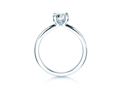 Verlovingsring Classic 4 in 18K witgoud met diamant 2,00ct G/SI