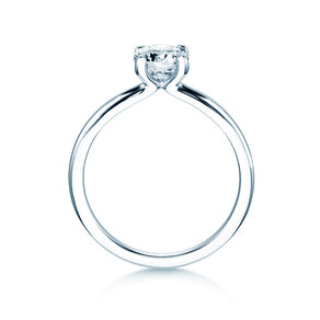 Verlovingsring Classic 4 in 18K witgoud met diamant 2,00ct G/SI