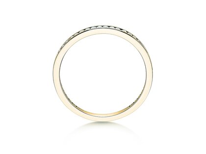 Verlovingsring Endless Love in 14K geelgoud met diamanten 0,20ct G/SI