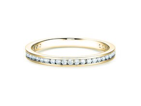 Verlovingsring Endless Love in 14K geelgoud met diamanten 0,33ct G/SI