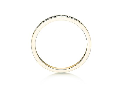Verlovingsring Endless Love in 14K geelgoud met diamanten 0,33ct G/SI