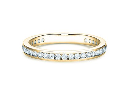 Verlovingsring Endless Love in 9K geelgoud met diamanten 0,50ct G/SI