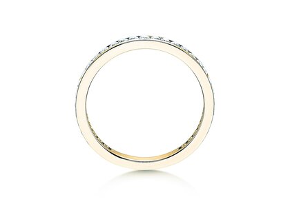 Verlovingsring Endless Love in 9K geelgoud met diamanten 0,50ct G/SI
