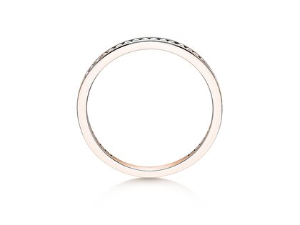 Verlovingsring Endless Love in 18K roségoud met diamanten 0,20ct G/SI