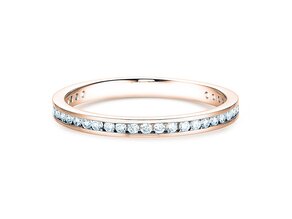Verlovingsring Endless Love in 9K roségoud met diamanten 0,33ct G/SI