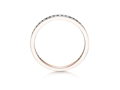 Verlovingsring Endless Love in 9K roségoud met diamanten 0,33ct G/SI