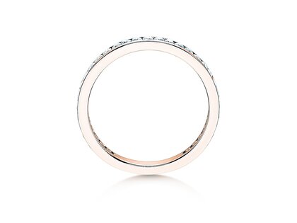 Verlovingsring Endless Love in 14K roségoud met diamanten 0,50ct G/SI