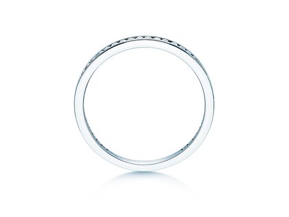 Verlovingsring Endless Love in 14K witgoud met diamanten 0,20ct G/SI