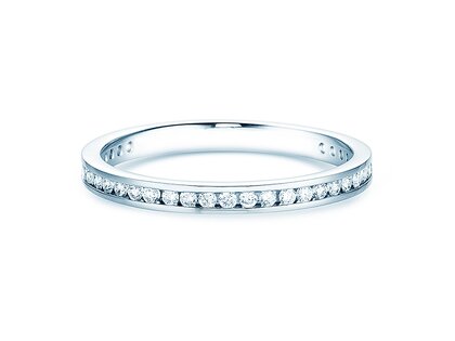Verlovingsring Endless Love in 9K witgoud met diamanten 0,33ct G/SI