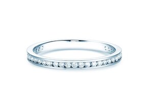Verlovingsring Endless Love in 9K witgoud met diamanten 0,33ct G/SI