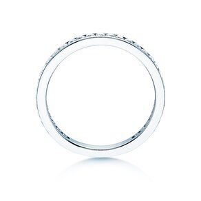 Verlovingsring Endless Love in 14K witgoud met diamanten 0,50ct G/SI