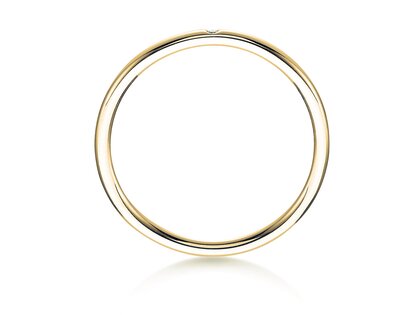 Verlovingsring Promise Petite in 9K geelgoud met diamant 0,005ct G/SI