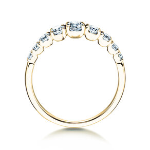 Verlovingsring 9 Diamonds in 14K geelgoud met diamanten 0,43ct G/SI