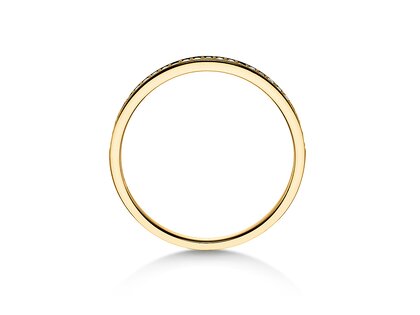 Verlovingsring Alliance-/Eternityring in 14K geelgoud met diamanten 0,21ct G/SI