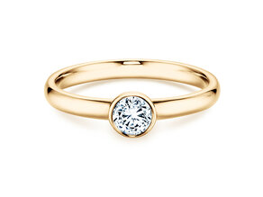 Verlovingsring Eternal in 14K geelgoud met diamant 0,35ct G/SI