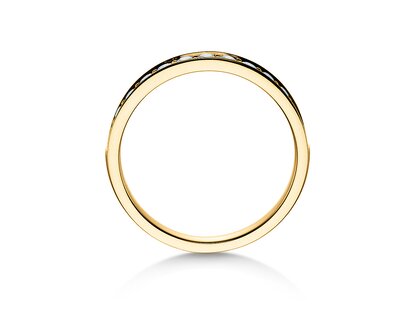Verlovingsring Alliance-/Eternityring in 18K geelgoud met diamanten 0,39ct G/SI