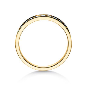 Verlovingsring Alliance-/Eternityring in 18K geelgoud met diamanten 0,39ct G/SI