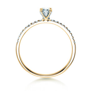 Verlovingsring Grace in 18K geelgoud met diamanten 0,70ct G/SI
