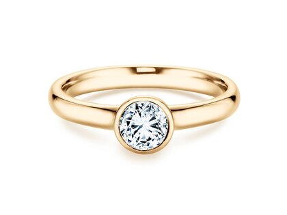 Verlovingsring Eternal in 9K geelgoud met diamant 1,00ct H/SI