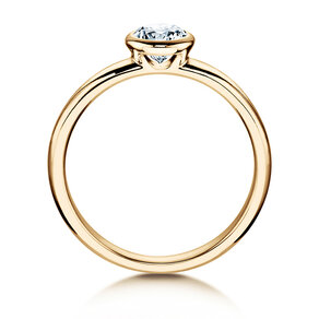Verlovingsring Eternal in 9K geelgoud met diamant 1,00ct H/SI