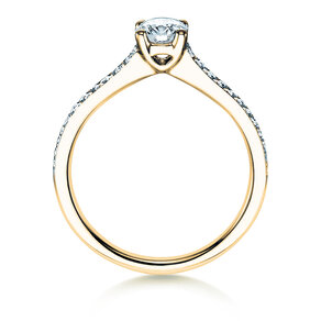 Verlovingsring Claire in 18K geelgoud met diamanten 0,70ct G/SI