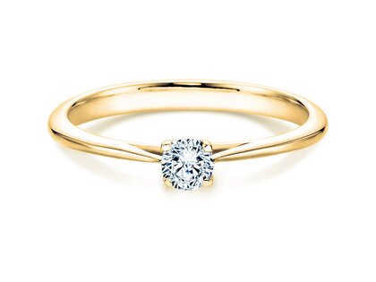 Verlovingsring Delight in 18K geelgoud met diamant 0,75ct H/SI