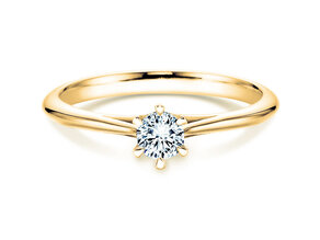Verlovingsring Heaven 6 in 9K geelgoud met Lab-grown diamant 0,75ct E/VS