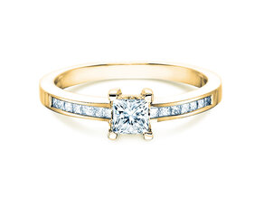 Verlovingsring Chloe in 18K geelgoud met diamanten 0,50ct G/SI