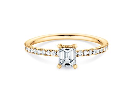 Verlovingsring Elaine in 14K geelgoud met diamanten 0,86ct G/VS