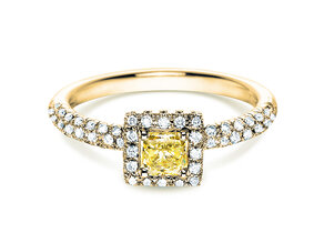 Verlovingsring Sophie in 18K geelgoud met diamanten 1,02ct