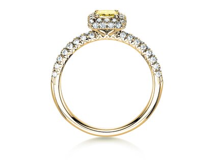 Verlovingsring Sophie in 18K geelgoud met diamanten 1,02ct