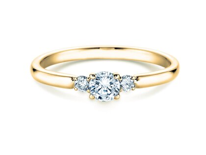 Verlovingsring Vivid Petite Diamond in 14K geelgoud met Lab-grown diamanten 0,30ct E/VS