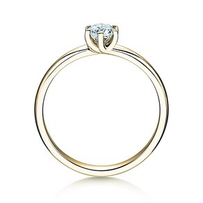 Verlovingsring Melody in 14K geelgoud met Lab-grown diamant 0,50ct E/VS