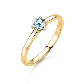 Verlovingsring Melody in 14K geelgoud met Lab-grown diamant 0,50ct E/VS