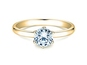 Verlovingsring Melody in 9K geelgoud met diamant 3,00ct G/VS
